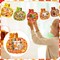 48 Sets Fall DIY Picture Frames Craft Kit Autumn Thanksgiving Pumpkin